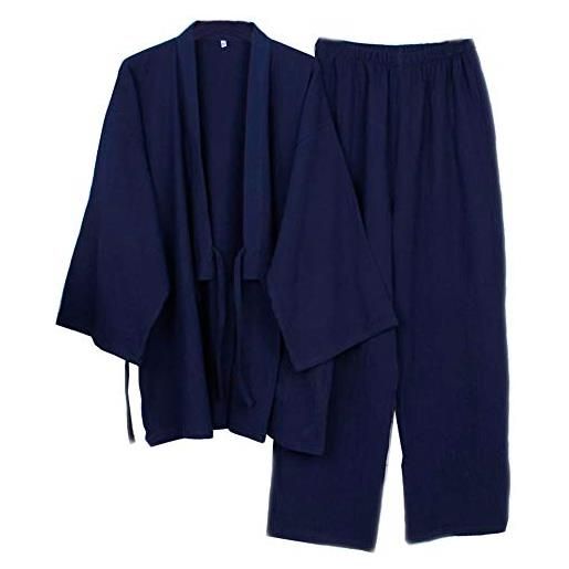 Lars Amadeus Camicia Da Notte Lunga Con Cappuccio Per Uomo, Loungewear Morbido Con Tasche E Bottoni, Pigiama Casual