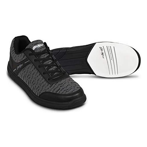 Scarpe Da Bowling Uomo KR Aviatore - Suola In Gomma Krystalized - Microfibra Nero/Blu - Foto 11