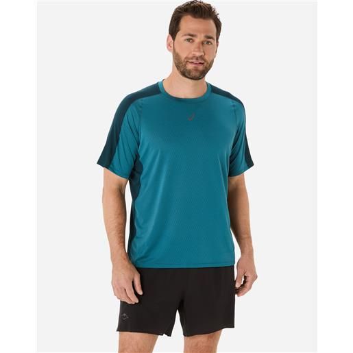 Asics fujitrail elite m - t-shirt running - uomo - verde