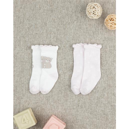 Prénatal pack 2 gambaletti bambina con ricami