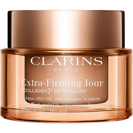 Clarins extra-firming jour collagen technology peaux seches 50 ml tonificante effetto lifting crema