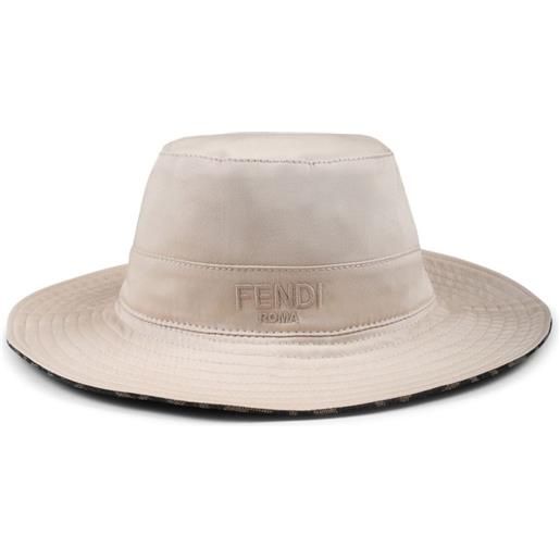 Fendi Kids cappello bucket - toni neutri