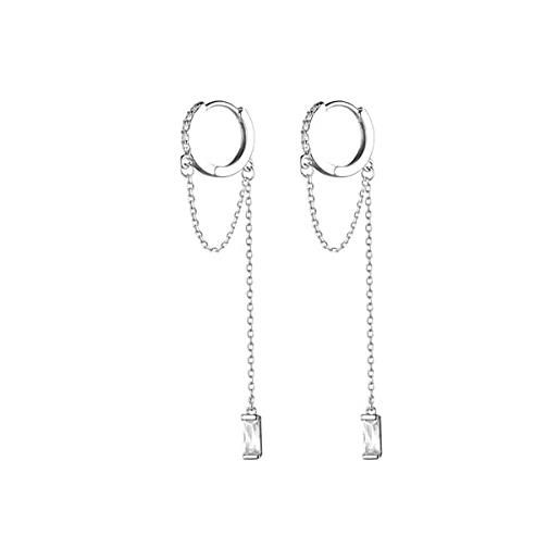 Elli Set di Cerchi con Perle di Conchiglia in Argento 925 Orecchini ✔️ acquista online