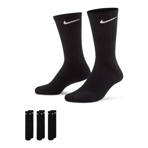 NIKE u nk everyday cush crew 3pr sx7664 010 nero m