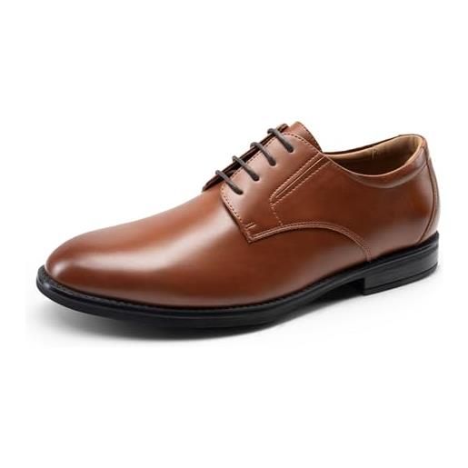 Bruno Marc scarpe eleganti da uomo scarpe classiche con lacci per l'ufficio, size 43.5, nero, bmumox2522