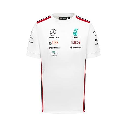 Mercedes AMG Petronas formula one team - maglia pilota team 2023 - bianco - taglia: xs