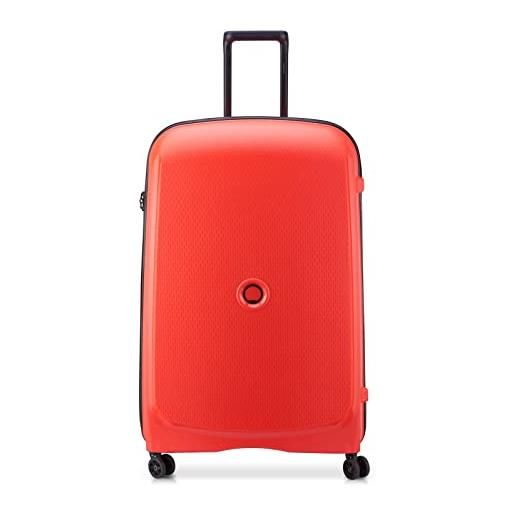 DELSEY paris - belmont plus - valigia rigida grande estensibile - 82x52x37 cm - 132 l - xl - rosso sfumato