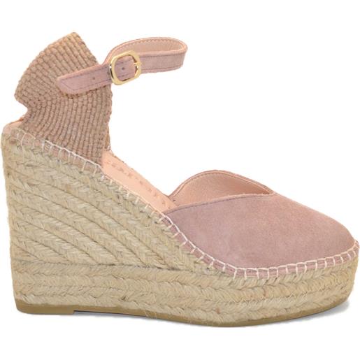 MACARENA alba6 espadrilles sandalo con tacco serraje maquillaje