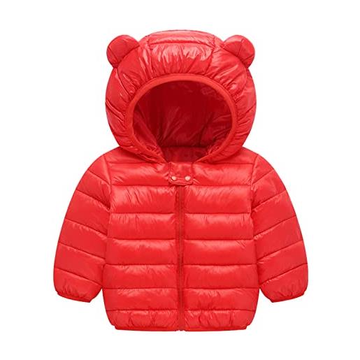 Generico giacca primaverile bambina 6 anni giubbotto bambina 1 anno smanicato rosso bambino tuta impermeabile bimbo scarpe neonato 0-3 mesi giacca invernale 12 anni tutone neonato invernale 18 mesi