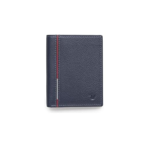 RONCATO pe-boston portafoglio uomo 9.5x12.5x1.5 cm - blu navy