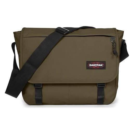 EASTPAK delegate + borsa a tracolla, 20 l - army olive (verde)