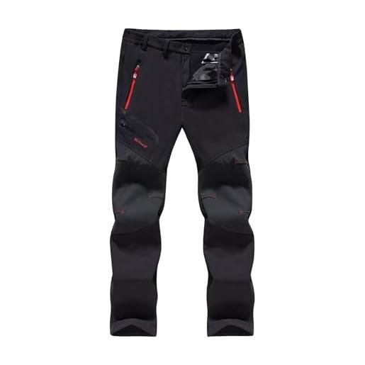 GEMYSE Salopette Da Sci Uomo - Pantaloni Impermeabili E Caldi Con Bretelle Regolabili Per Snowboard