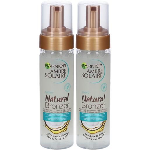 L'oreal Italia SpA Div. CPD garnier ambre solaire natural bronzer mousse autoabbronzante set da 2 2x200 ml altro