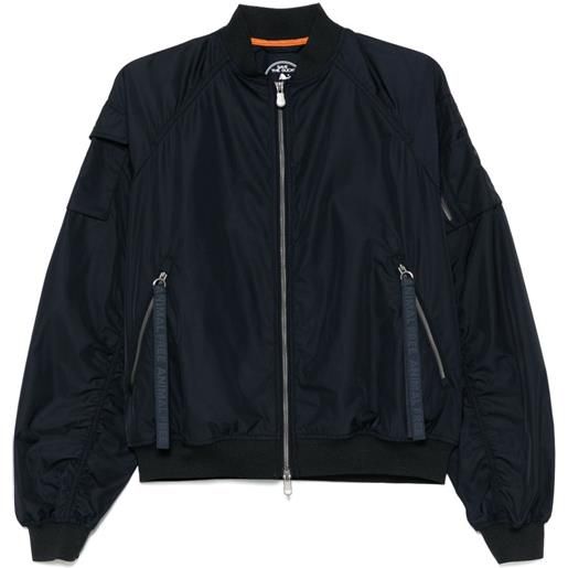Save The Duck bomber con zip - nero