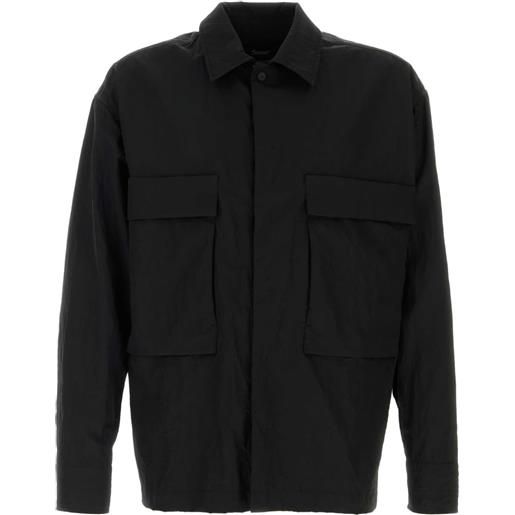 Herno giacca-camicia imbottita - nero