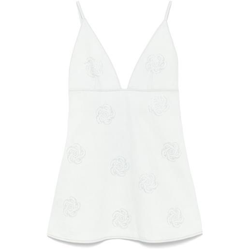 ROTATE BIRGER CHRISTENSEN abito lorina denim - blu