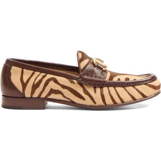 Valentino Garavani mocassini vlogo signature 20mm - marrone