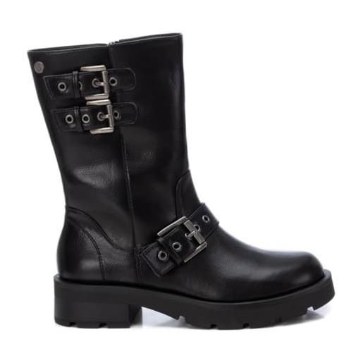 XTI 143441, stivali da motocicletta donna, nero, 38 eu