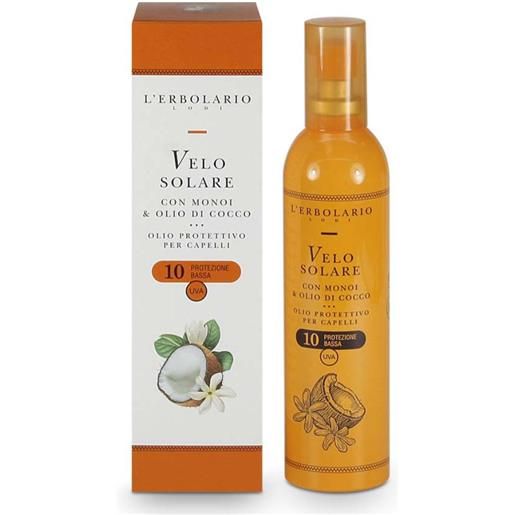 L'ERBOLARIO SB Srl l'erbolario velo solare con monoi e olio di cocco per i capelli spf10 100ml