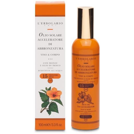 L'ERBOLARIO SB Srl l'erbolario olio solare acceleratore di abbronzatura spf 15 100ml