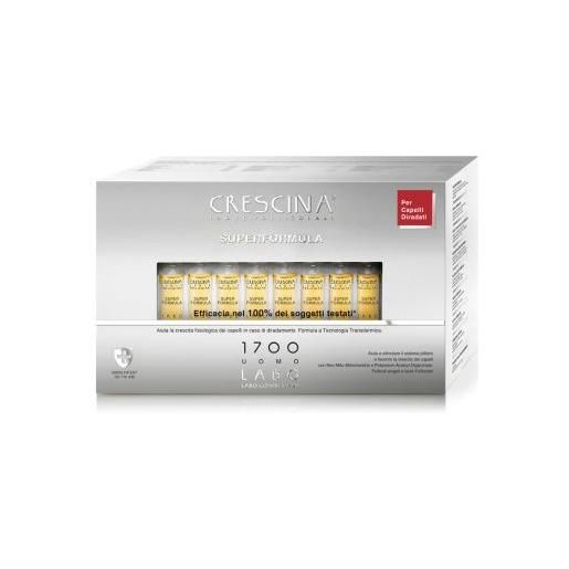 LABO INTERNATIONAL Srl crescina isole follicolari super formula 1700 uomo 40 fiale 3,5 ml