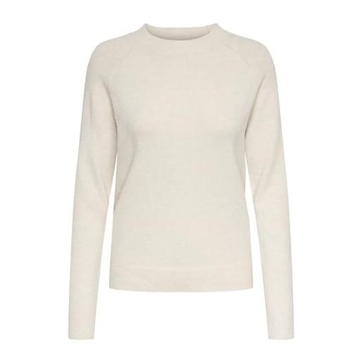 ONLY onllesly kings l/s pullover knt noos maglione, multicolore (basilw melange), l donna
