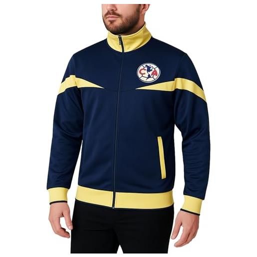 Icon Sports international - giacca da calcio da uomo con zip intera, uomo, club america - giacca sportiva da adulto, con zip integrale, ca39tj-y, colore della squadra. , m