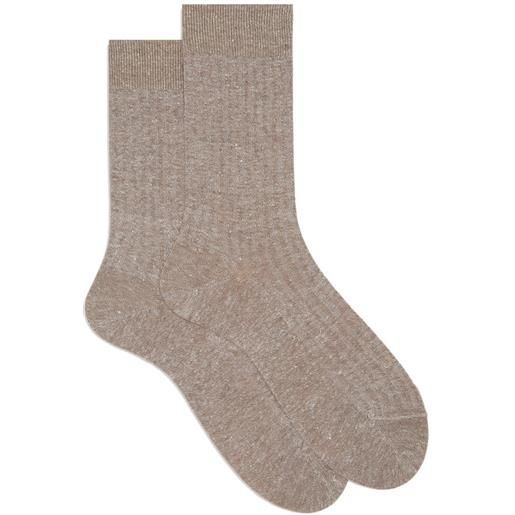 GALLO calza americana cotone lino costa