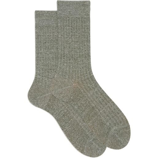 GALLO calza americana cotone lino costa