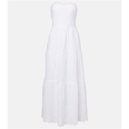 Melissa Odabash abito lungo sophie in sangallo di cotone