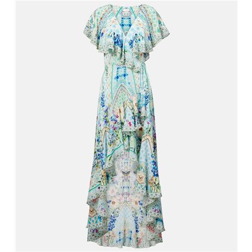 Camilla abito midi in seta