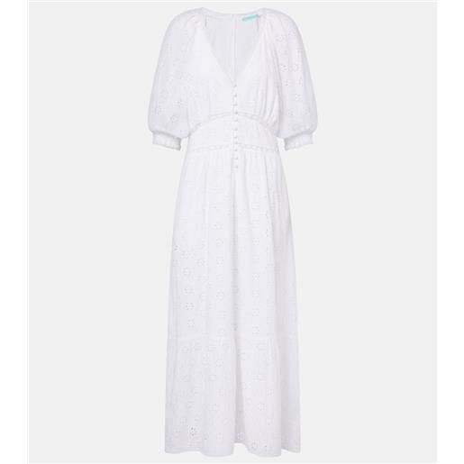 Melissa Odabash abito midi daphne in sangallo di cotone