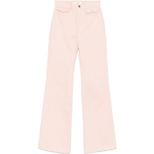 Chloé jeans svasati - rosa