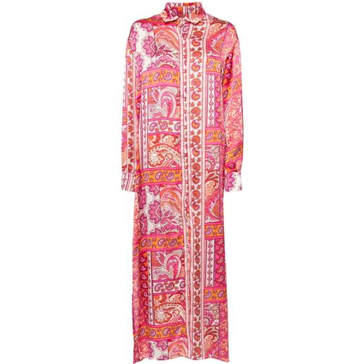 Bambah abito con bottoni - rosa