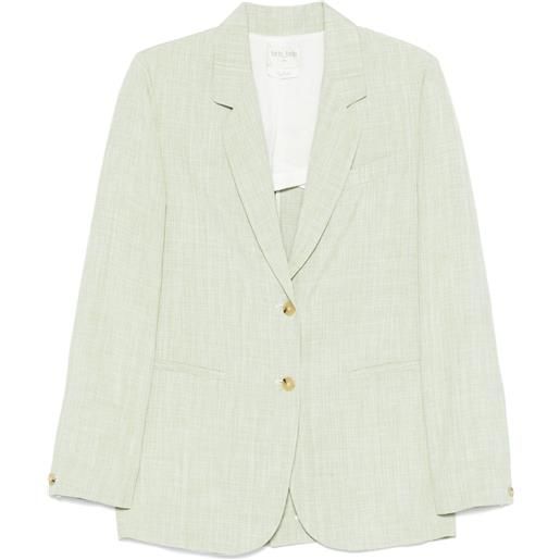 Forte Forte blazer con effetto fiammato - verde