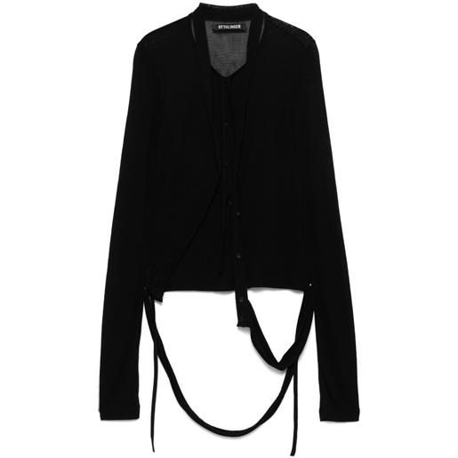 Ottolinger cardigan destrutturato - nero