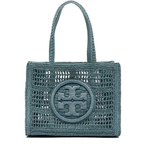 Tory Burch borsa tote ella piccola - blu