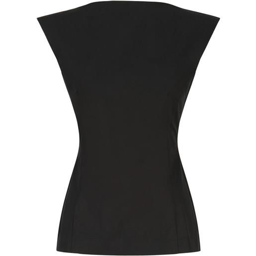 Marni top strutturato - nero