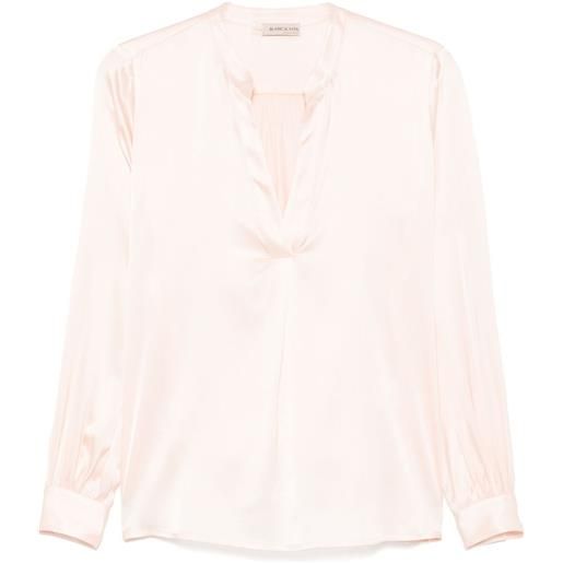Blanca Vita blusa in raso - rosa