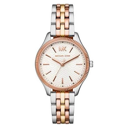 Michael Kors orologio analogico quarzo donna con cinturino in acciaio inox mk6642