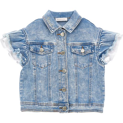 Monnalisa gilet denim stretch
