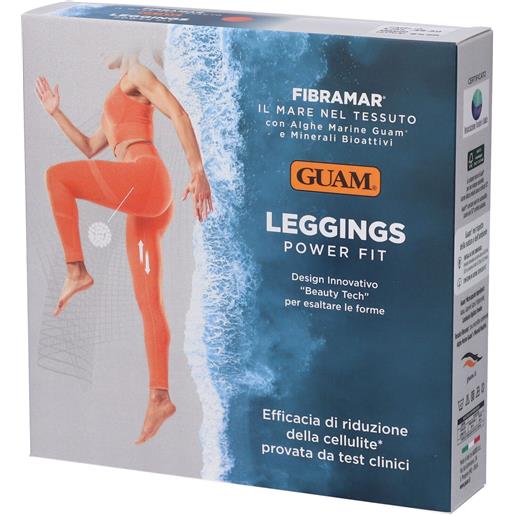 Guam leggings power fit arancione l/xl 1 pz altro