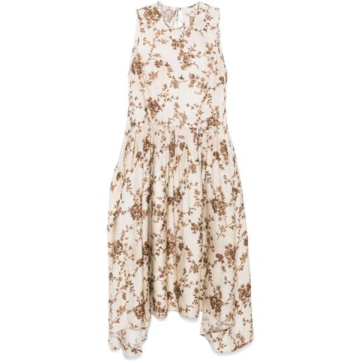 Uma Wang abito midi avery - bianco