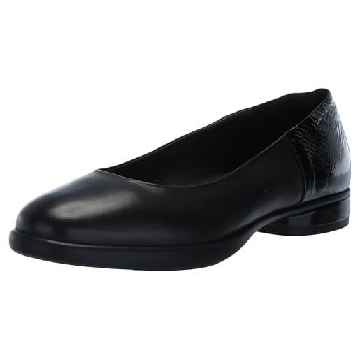 ECCO ballerina da donna sculpted luxe ballerina, nero, 7/7.5 uk
