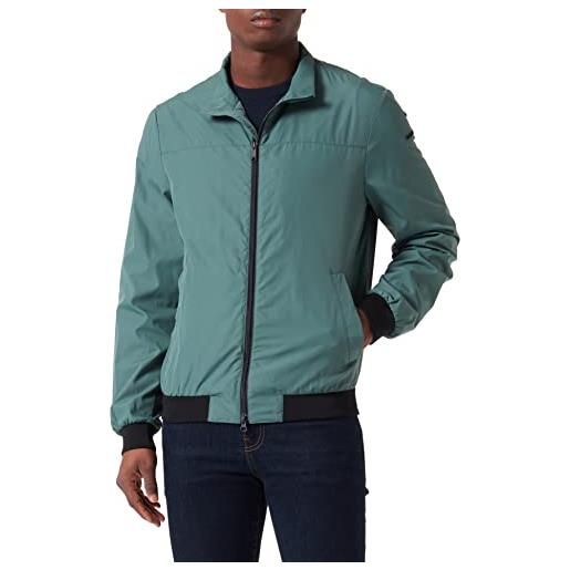 Geox m jharrod giacca, silver pine, 56 eu uomo