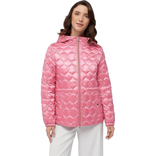 GEOX giubbotto trapuntato lucido rosa