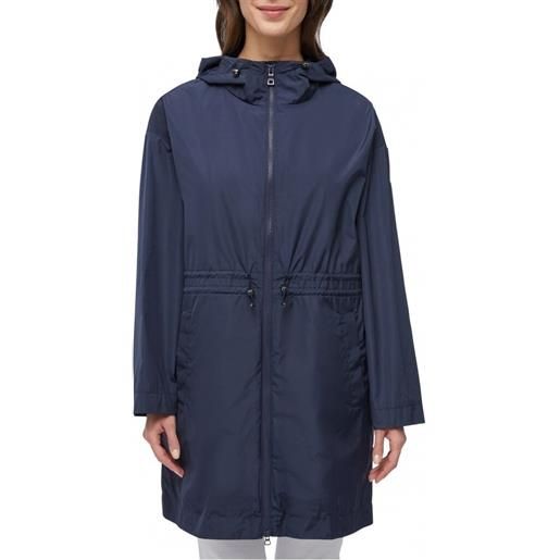 GEOX trench con cappuccio blu