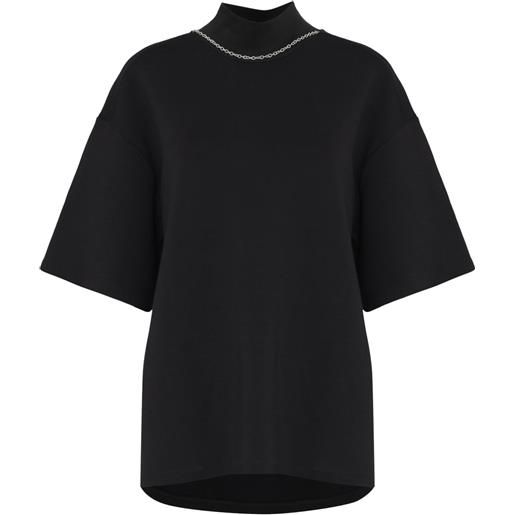 Gloria Coelho t-shirt oversize - nero