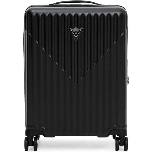 GUESS USA valigia con logo - nero