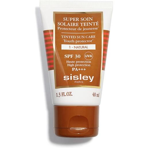 Sisley super soin solaire teinte crema protettiva colorata viso spf 1 natural